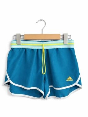 Adidas Bright Blue Dolphin Cut Track Shorts – Size XS GUC